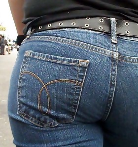 Phat butt angels in jeans