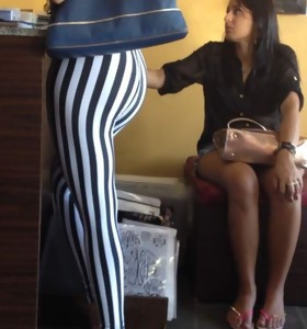 Hawt tight ass legal age teenagers in yoga pants!