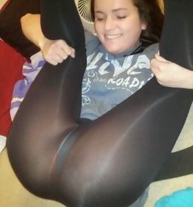 Hot chubby ass legal age teenagers in yoga pants!